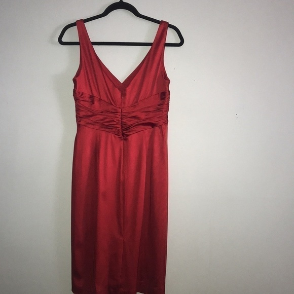 Jones New York Midi Dress in Ruby Red Size 8 - Picture 4 of 8